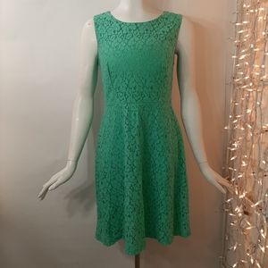 3/$18 EN FOCUS Studio Dress Mint Green Lace